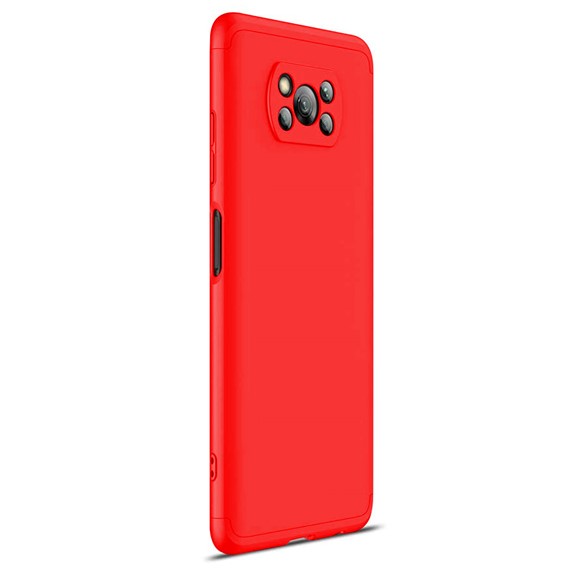 CaseUp Xiaomi Poco X3 Pro Kılıf Triple Deluxe Shield Kırmızı 2
